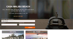 Desktop Screenshot of casamalibubeach.com